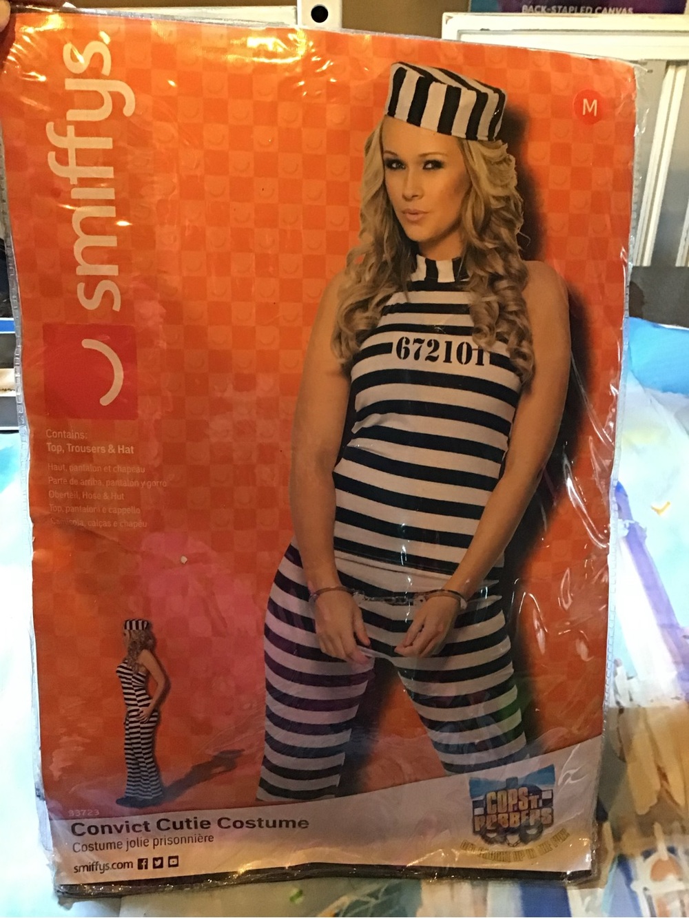 Smiffys convict cutie woman costume size medium